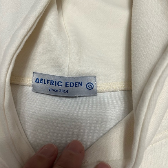 Aelfric Eden Cream and Pink Star Hoodie - Picture 6 of 8